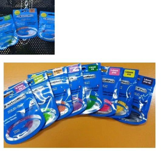 Elastic Monturi Garbolino 1.2mm Latex Colore