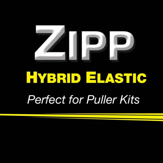 Elastic Nufish Zipp Hybrid Ez Match Feeder, Fluoro Green, 2.20mm, 3m