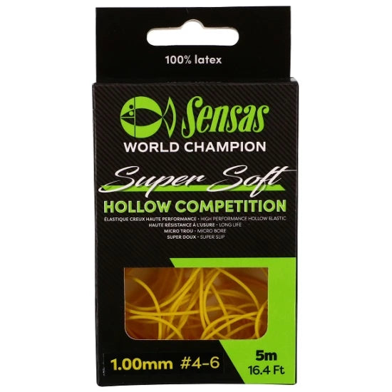 Elastic Sensas Hollow Competition Super Soft, 1mm, 5m