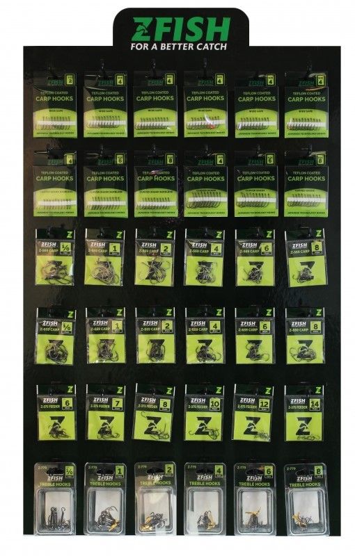 Expozitor Carlige Zfish Board On Hooks, 80x48cm