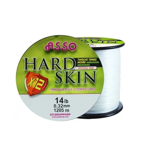 Fir Asso Hard Skin  Solid White 0.22mm 7 Lb 2400m