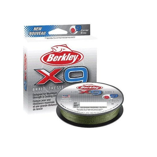 FIR BERKLEY TEXTIL X9 LOW VIS VERDE 0.06MM 150M