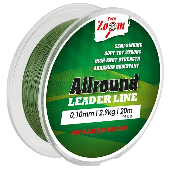 Fir Carp Zoom Textil Leader Allround 20m 0.25mm Gri