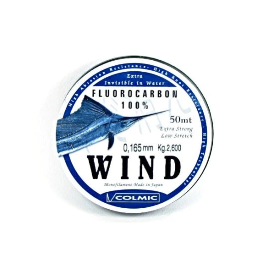 Fir Colmic Fluorocarbon Wind 50m 0.185mm