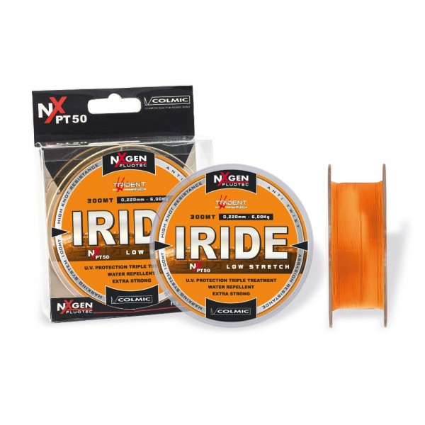 FIR COLMIC IRIDE PT50 300M 0.25mm Orange Fluo