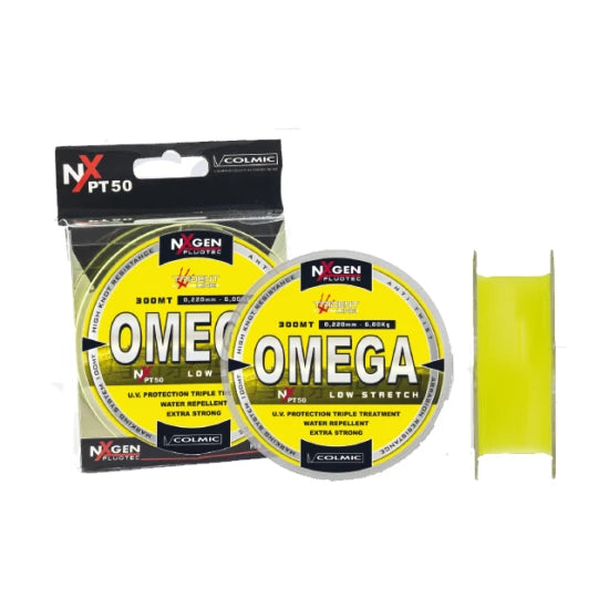 Fir Colmic Omega Pt50 300m 0.20mm Galben Fluo