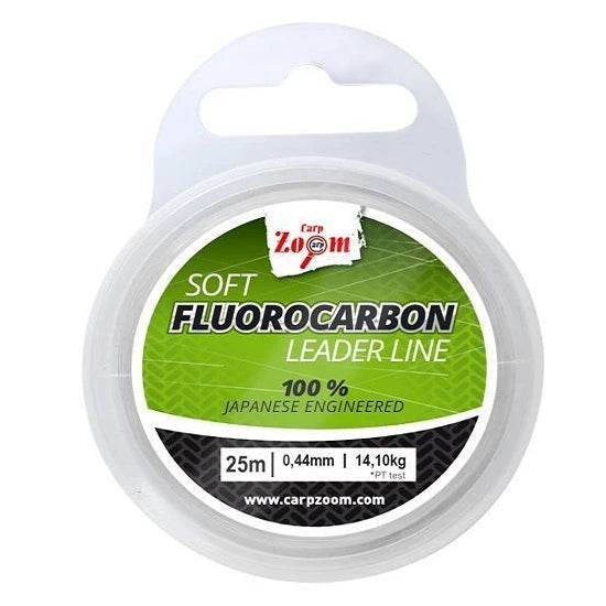 Fir Carp Zoom Fluorocarbon Soft Leader 25m 0.49mm 17.30kg
