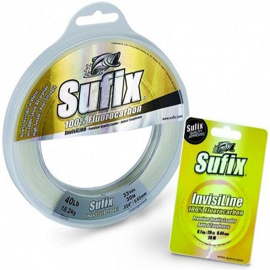 FIR FLUOROCARBON SUFIX INVISILINE CLEAR 20M 0.62MM