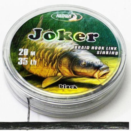 Fir Katran Pentru Legat Carlige Moale - Joker 35lb/20m Black