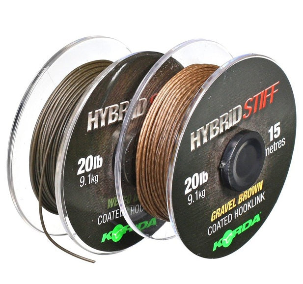 FIR KORDA HIBRID STIFF GRAVEL BROWN 20LBS 20M