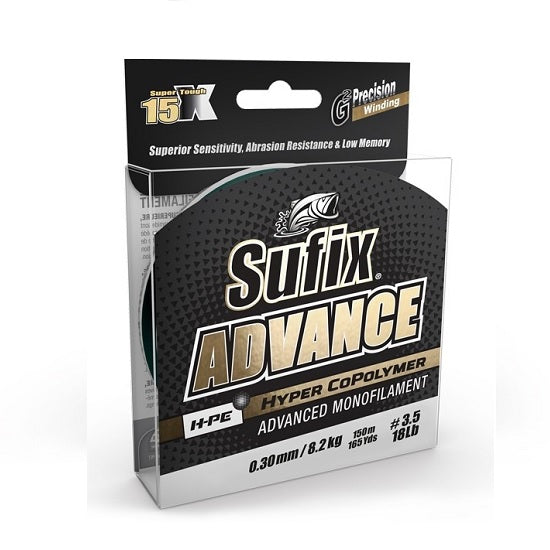 FIR MONOFILAMENT ADVANCE 150M 0.23MM/5.0KG 1.8/11LB/CLEAR