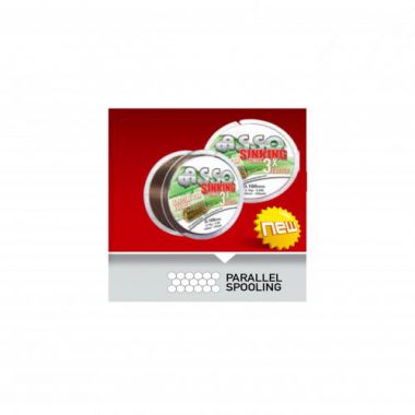 FIR MONOFILAMENT ASSO SINKING 3X FEEDER - Brown 0.166mm 150m 2.1Kg