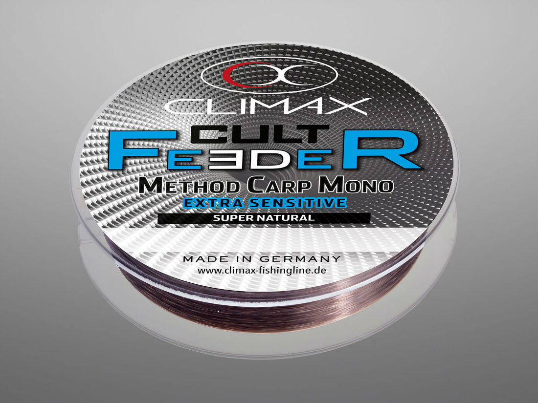 FIR MONOFILAMENT CLIMAX CULT FEEDER METHOD CARP MONO DARK BROWN 300M 0.20mm 3.5kg