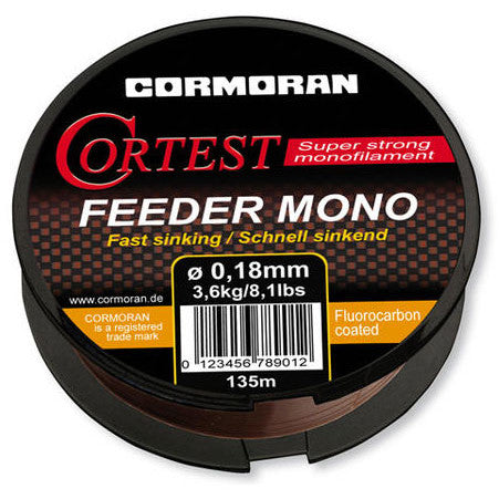 FIR MONOFILAMENT CORMORAN CORTEST FEEDER S 020MM/4,2KG/135M