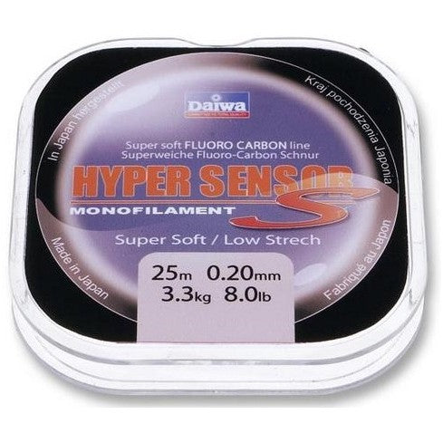 FIR MONOFILAMENT DAIWA HYPER SENSOR FLUORO-CARBON 026MM/5,2KG/150M