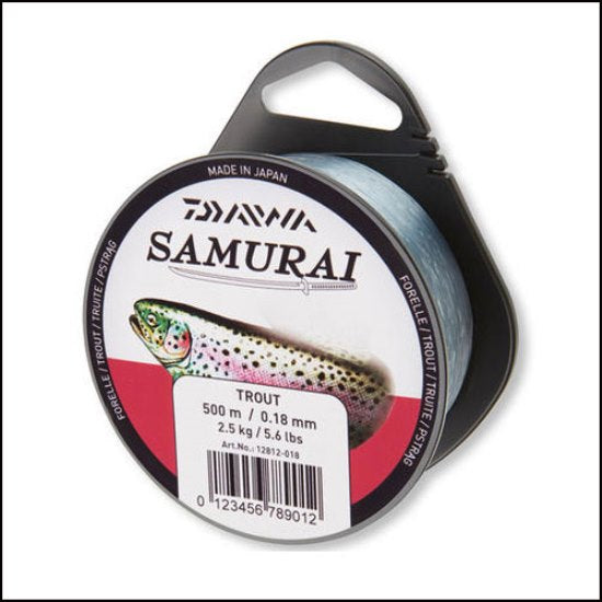 FIR MONOFILAMENT DAIWA SAMURAI TROUT 020MM 3.1KG 500M