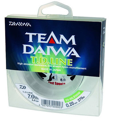 FIR MONOFILAMENT DAIWA  T.D. LINE 0,18MM/3,0KG/135M