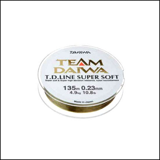 FIR MONOFILAMENT DAIWA TD SUPER SOFT CLEAR 016MM 2.5KG 135M