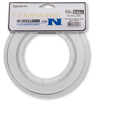 FIR MONOFILAMENT DAIWA TN SW SHOCK LEADER T-N 0.60MM/23,9KG/50M