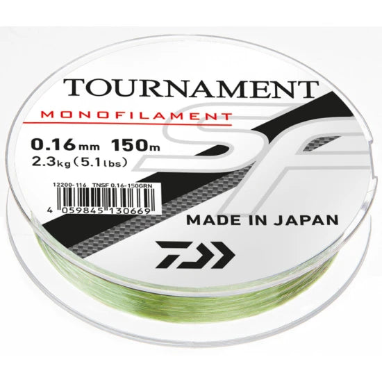 Fir Monofilament Daiwa Tournament Sf Green 300m 0.23mm 4.50kg