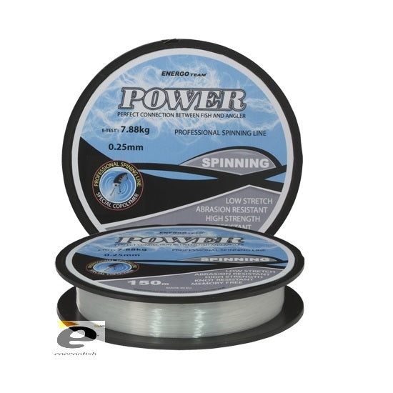 FIR MONOFILAMENT ENERGOTEAM POWER SPIN 0.35MM 150M ALB