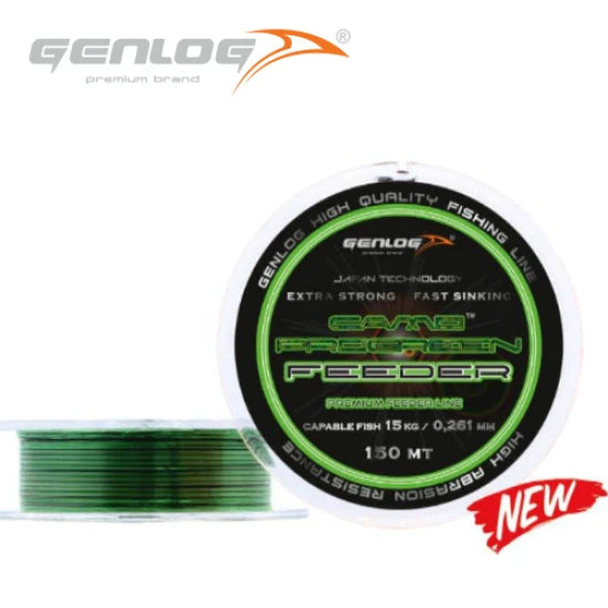 Fir Monofilament Genlog Camo Progreen Feeder 150 M 0.203 Mm  11 Kg