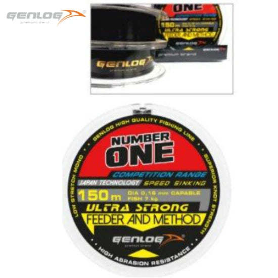 Fir Monofilament Genlog Number One Feeder And Method 150 M 0.22 Mm 13 Kg