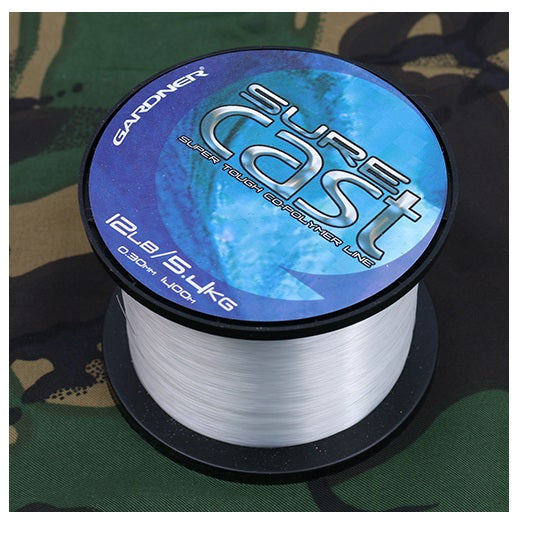 FIR MONOFILAMENT Gardner SURE CAST 0.30MM 5.4KG 1400MT CLEAR