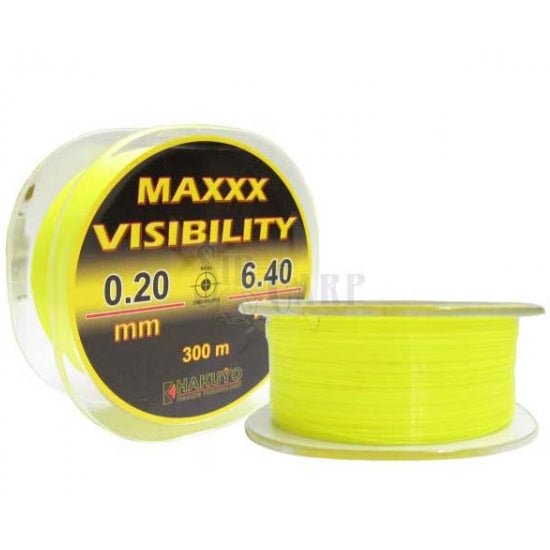 FIR MONOFILAMENT HAKUYO MAXX VISIBILITY 300M 0.25MM