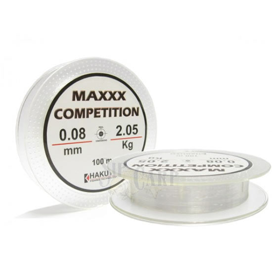 FIR MONOFILAMENT HAKUYO MAXXX COMPETITION - 0,10mm 100m 2.50KG