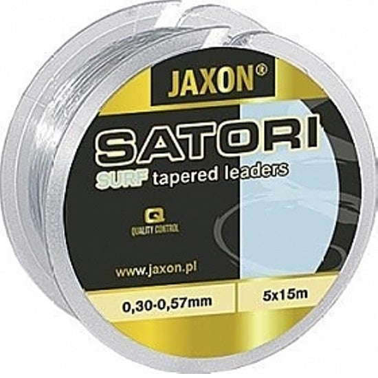 FIR MONOFILAMENT JAXON LEADER CONIC SATORI 0.28-0.55mm, 5x15m/75m