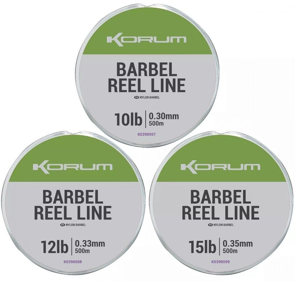 FIR MONOFILAMENT KORUM BARBEL REEL LINE 0.30mm 4.53kg 500M