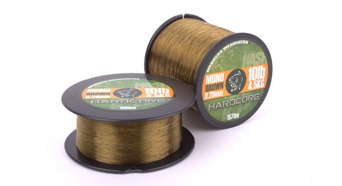 FIR MONOFILAMENT NASH HARDCORE BROWN 12LB 1000MT