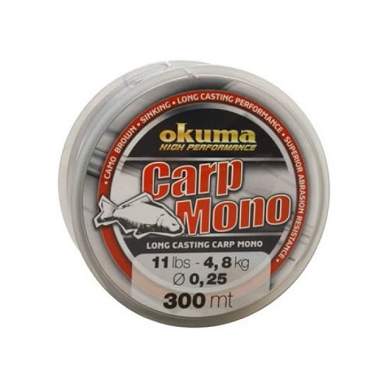 Fir  Monofilament Okuma Carp Mono 033mm/7,3kg/300m