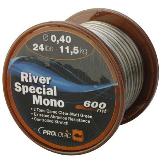 FIR MONOFILAMENT PROLOGIC RIVER MONO CAMO 040MM/11,5KG/600M