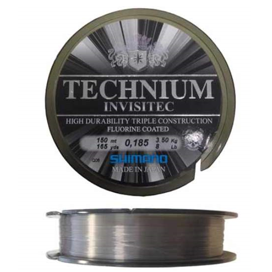 FIR MONOFILAMENT SHIMANO TECHNIUM INVISITEC 150MT 0,165MM