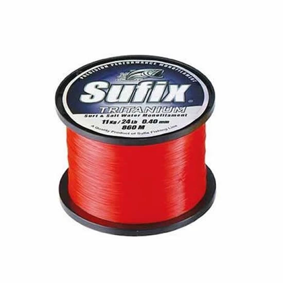 Fir Monofilament Sufix Tritanium Neon Orange 1520m 0.30mm 6.3kg
