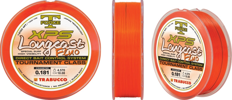 FIR MONOFILAMENT TRABUCCO TF XPS FLUO LONG CAST 0.18mm/1200M