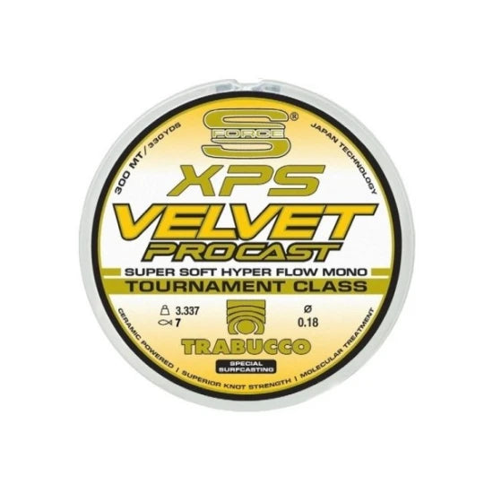Fir Monofilament Trabucco Xps Velvet Cast 0.25mm/300mt/6.67kg