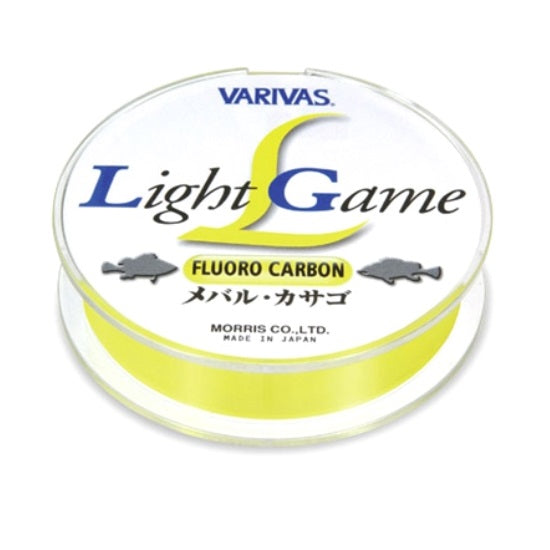 FIR MONOFILAMENT VARIVAS LIGHT GAME FLUO 80M 0.165MM 4LB