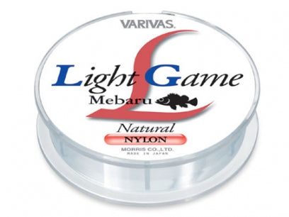FIR MONOFILAMENT VARIVAS LIGHT GAME MEBARU NATURAL 100M 0.128MM 3LB