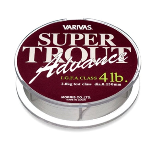 FIR MONOFILAMENT VARIVAS SUPER TROUT NYLON 91M 0.128MM 3LB