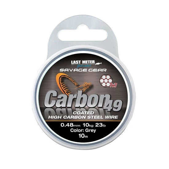 Fir Pentru Struna Savage Gear Carbon49 0.48mm/11kg/10m