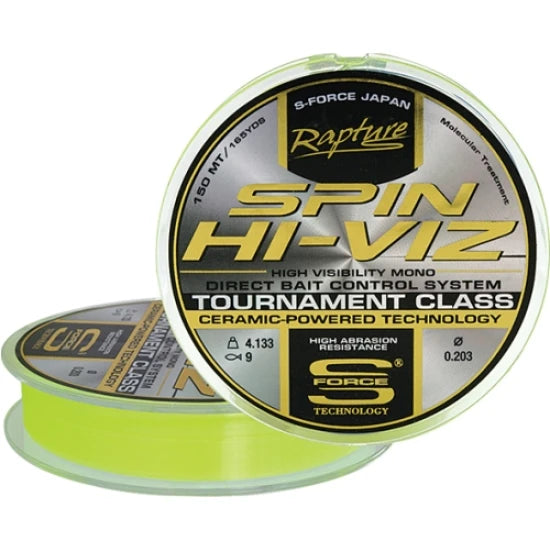 Fir Rapture Cpt S-force Spin Hi-viz 150m/0,18mm