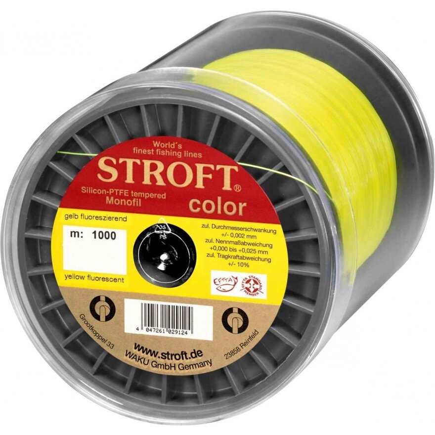 FIR STROFT COLOR YELLOW FLUO 0.30MM 7.7KG 1000M