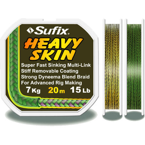 FIR SUFIX HEAVY SKIN 20M 15LB/7kg brown