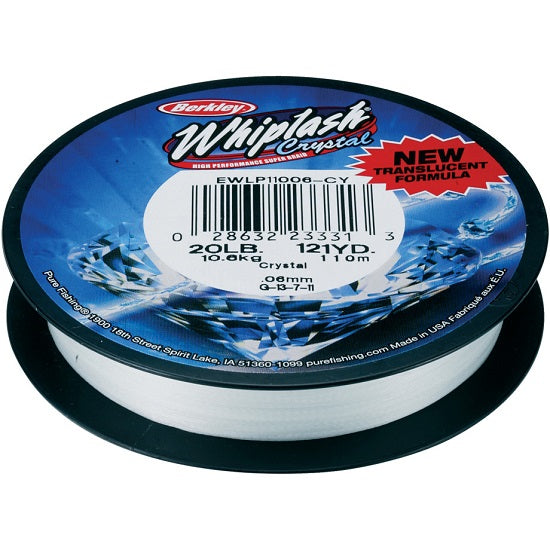 FIR TEXTIL BERKLEY WHIPLASH CRYSTAL 024MM/37,8KG/110M