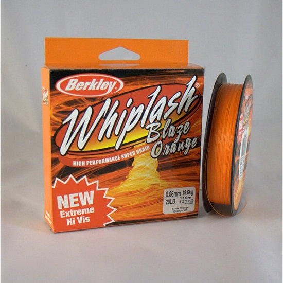 FIR TEXTIL BERKLEY WHIPLASH ORANGE 006MM/10.6KG/110M