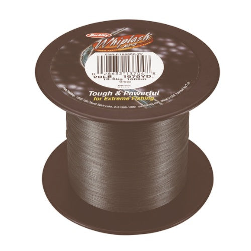 FIR TEXTIL BERKLEY WHIPLASH PRO GREEN 0.24MM 1800M