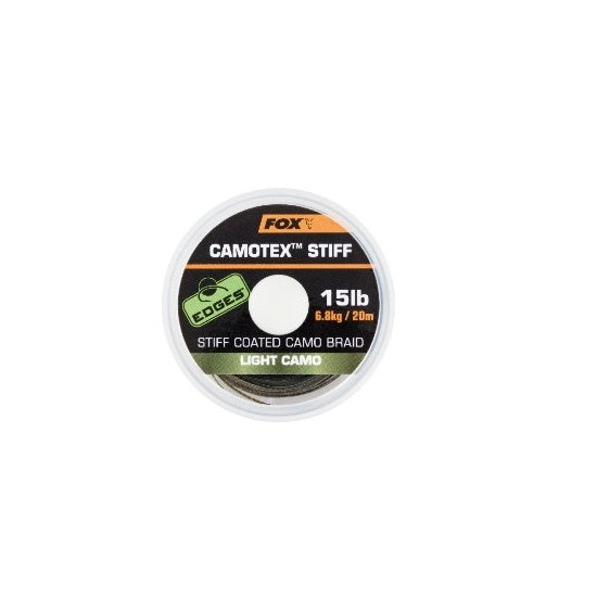 FIR TEXTIL CAMOTEX DARK STIFF 25LB 20MT FOX